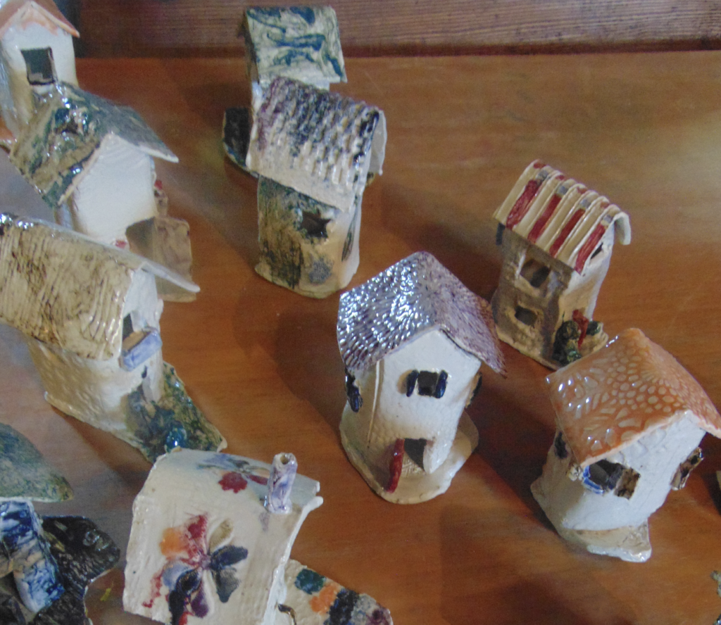 Ceramic tall house